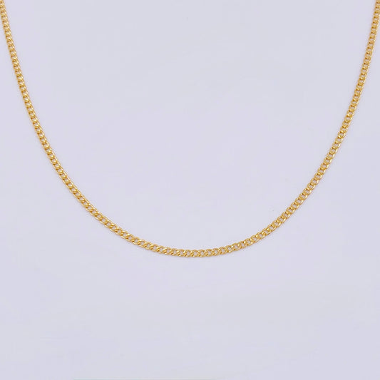 Cuban Links 2.8gr / 19 3/4 in / 2.6mm 18K Yellow Gold +1