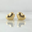 Stud Earrings Heart 0.55gr / 6mm Yellow Gold 18K *