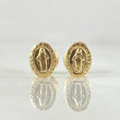 Topos Virgen Milagrosa 0.75gr / 8mm Oro Amarillo 18K *