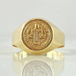 San Benito Ring 2.4gr / Size 11 1/2 / 18K Yellow Gold *