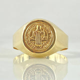 San Benito Ring 2.4gr / Size 11 1/2 / 18K Yellow Gold *