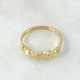 Star Ring 2.05gr / Size 7 3/4 / 18K Yellow Gold *