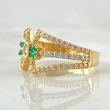 Infinity Bow Ring 3.8gr / Size 7 / 18K Yellow Gold *