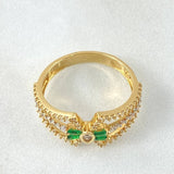 Infinity Bow Ring 3.8gr / Size 7 / 18K Yellow Gold *