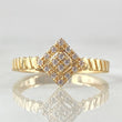 Rhombus Ring 1.85gr / Size 6 / 18K Yellow Gold *