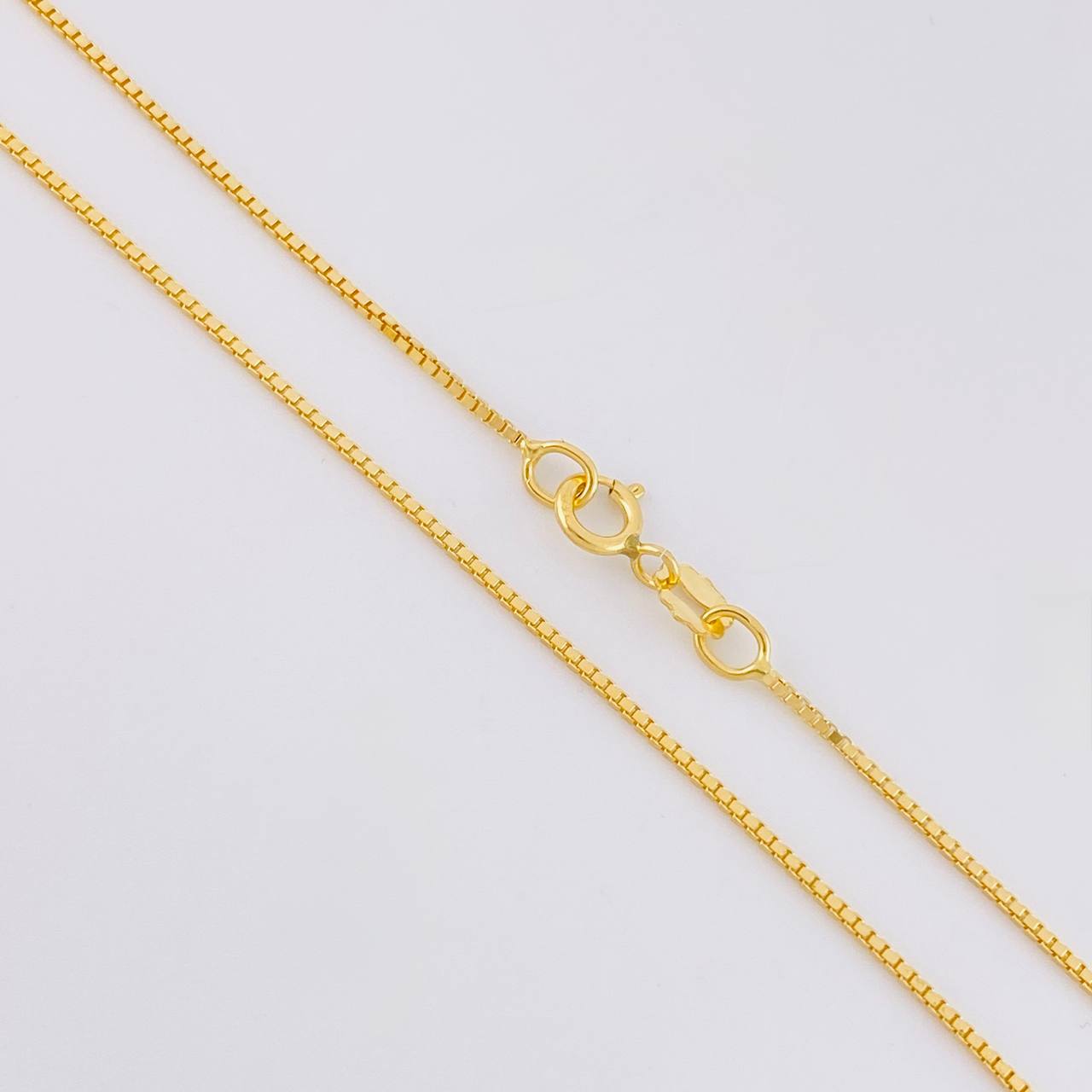 Set Cadena Veneciana + Dije Recuadro Tupido Esmeralda 162qts 16pts Diamante / 4.35g / 16 in Oro Amarillo 18K