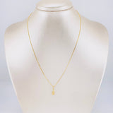 Set Venetian Chain + Angel Pendant / 1.3g / 16 in Yellow Gold 18K