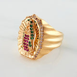 Anillo Virgen De Guadalupe 7.25 g / T9 1/4 Oro Amarillo 18K