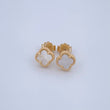 Clover Stud Earrings 2gr / 18K Yellow Gold Nac.Esp. &
