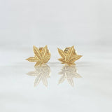 Topos Hoja  0.8gr / Oro Amarillo 18K ©
