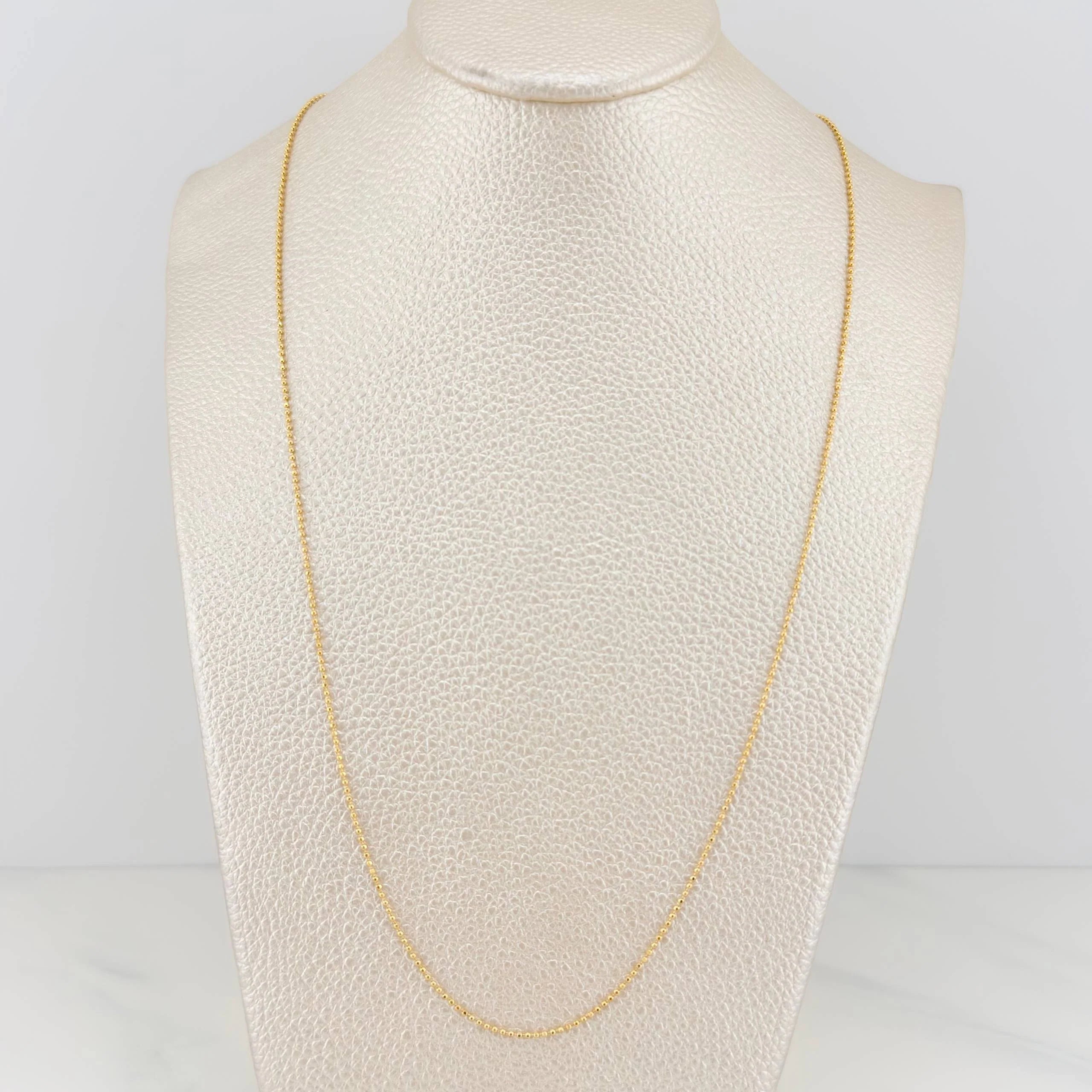 Military Chain 2.05g / 18 in / 0.95mm Yellow Gold 18K