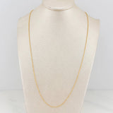 Military Chain 2.05g / 18 in / 0.95mm Yellow Gold 18K