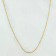 Cadena Militar 2g / 18 in / 0.95mm Oro Amarillo 18K
