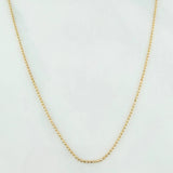 Cadena Militar 2g / 18 in / 0.95mm Oro Amarillo 18K