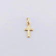 Plain Cross Pendant 0.2 g / 1/2 in 18K Yellow Gold