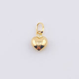 Pendant Heart 0.3gr / 1/2 in / Yellow Gold 18K *