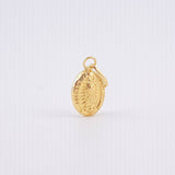 Dije Virgen Guadalupe 0.3gr / 1/2 in / Oro Amarillo 18K *