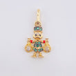 Duck Money Bag Pendant 1.6gr / 1 in / 18K Yellow Gold *