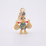 Duck Money Bag Pendant 1.6gr / 1 in / 18K Yellow Gold *