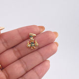 Duck Money Bag Pendant 1.6gr / 1 in / 18K Yellow Gold *