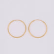 Candongas Aro Liso 0.95gr / 3/4 in / Oro Amarillo 18K *