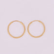 Candongas Aro Liso 0.75gr / 3/4 in / Oro Amarillo 18K *