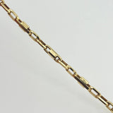 Pulso Rustico 6.85gr / 8 1/2 in / 4.5mm Oro Amarillo 18K *