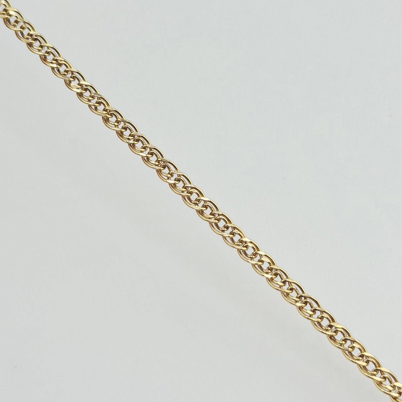 Tobillera Garibaldi 3.3gr / 10 in / 3.7mm Oro Amarillo +3 18K *