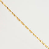 Tobillera China 2.55gr / 9 3/4 in / 2.2mm Oro Amarillo +1 18K *