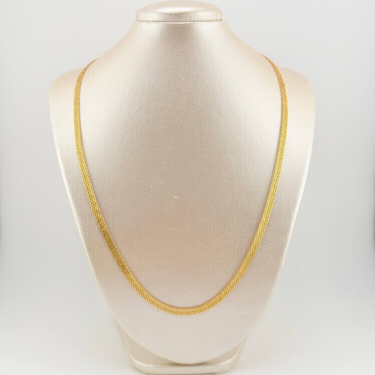 Cadena China 6.3gr / 23 1/2 in / 4.6mm Oro Amarillo +1 18K *