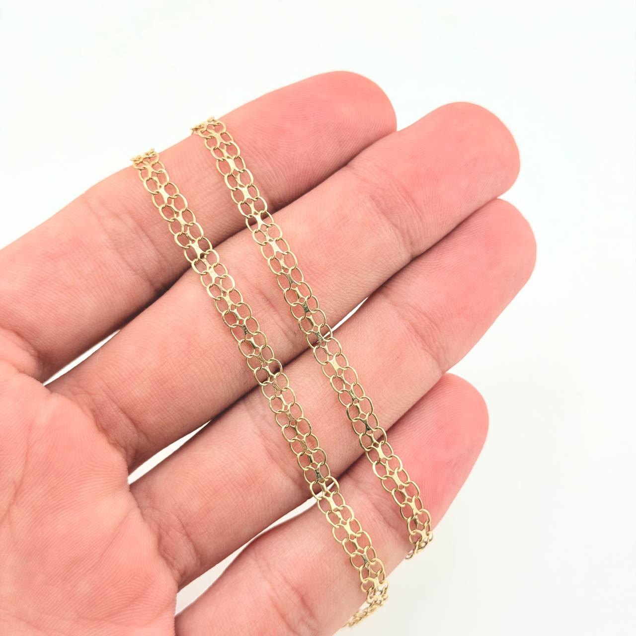 Cadena China 4.85gr / 19 3/4 in / 4.6mm Oro Amarillo +1 18K