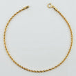 Pulso Lazo 0.7gr / 7 1/4 in / 1.7mm Oro Amarillo +3 18K