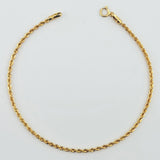 Pulso Lazo 0.75gr / 7 1/4 in / 1.65mm Oro Amarillo +3 18K