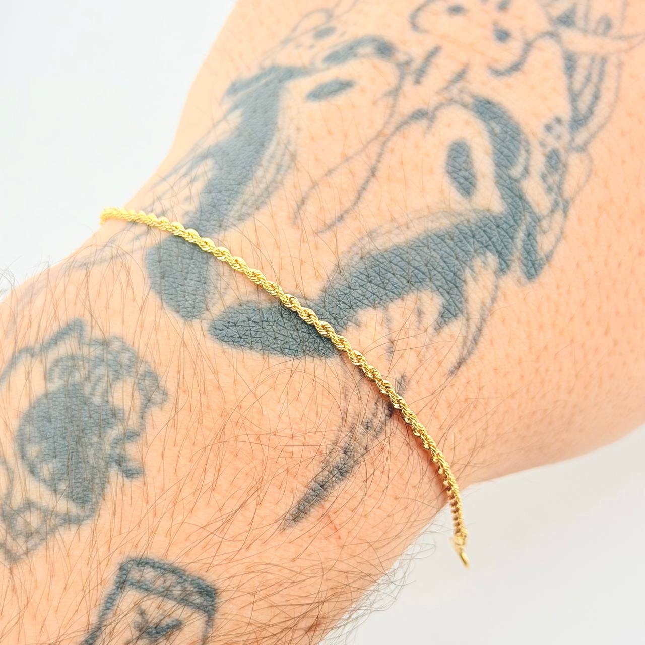 Pulso Lazo 0.8gr / 7 in / 1.7mm Oro Amarillo +3 18K