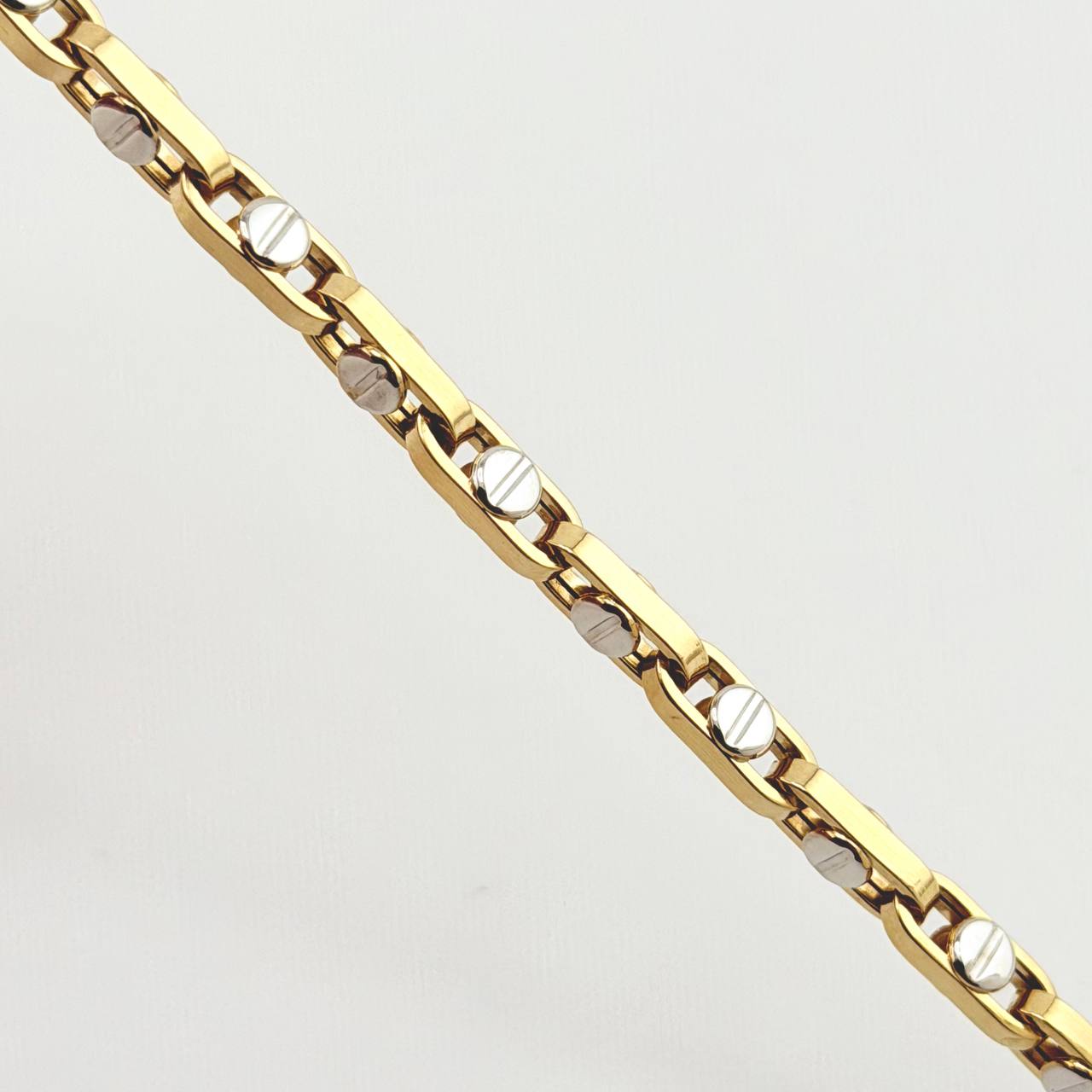 Pulso Click Tornillo 6.7gr / 8 3/4 in / 6mm Oro Amarillo +4 18K