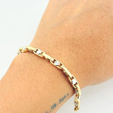 Pulso Click Tornillo 6.7gr / 8 3/4 in / 6mm Oro Amarillo +4 18K