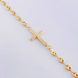 Bracelet Gc Charm Plain Cross 2.35 g / 6 3/4 in / 3.2 mm Yellow Gold 18K