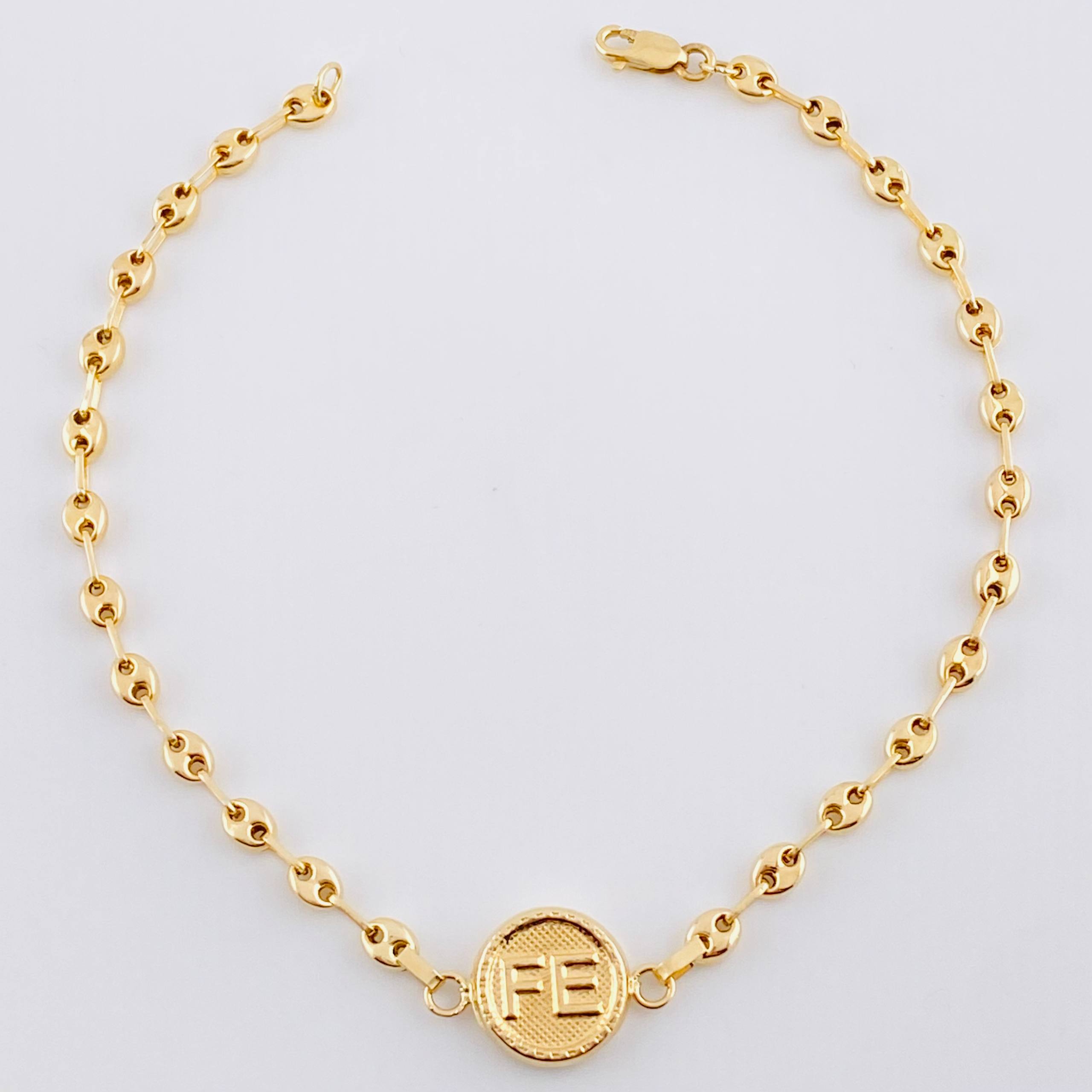 Gc Bracelet Charm Drum Fe 2.35 g / 6 1/2 in / 3.2 mm Yellow Gold 18K