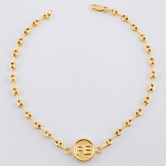 Bracelet Gc Charm Tambor Fe 2.7 g / 7 1/2 in / 3.2 mm Yellow Gold 18K