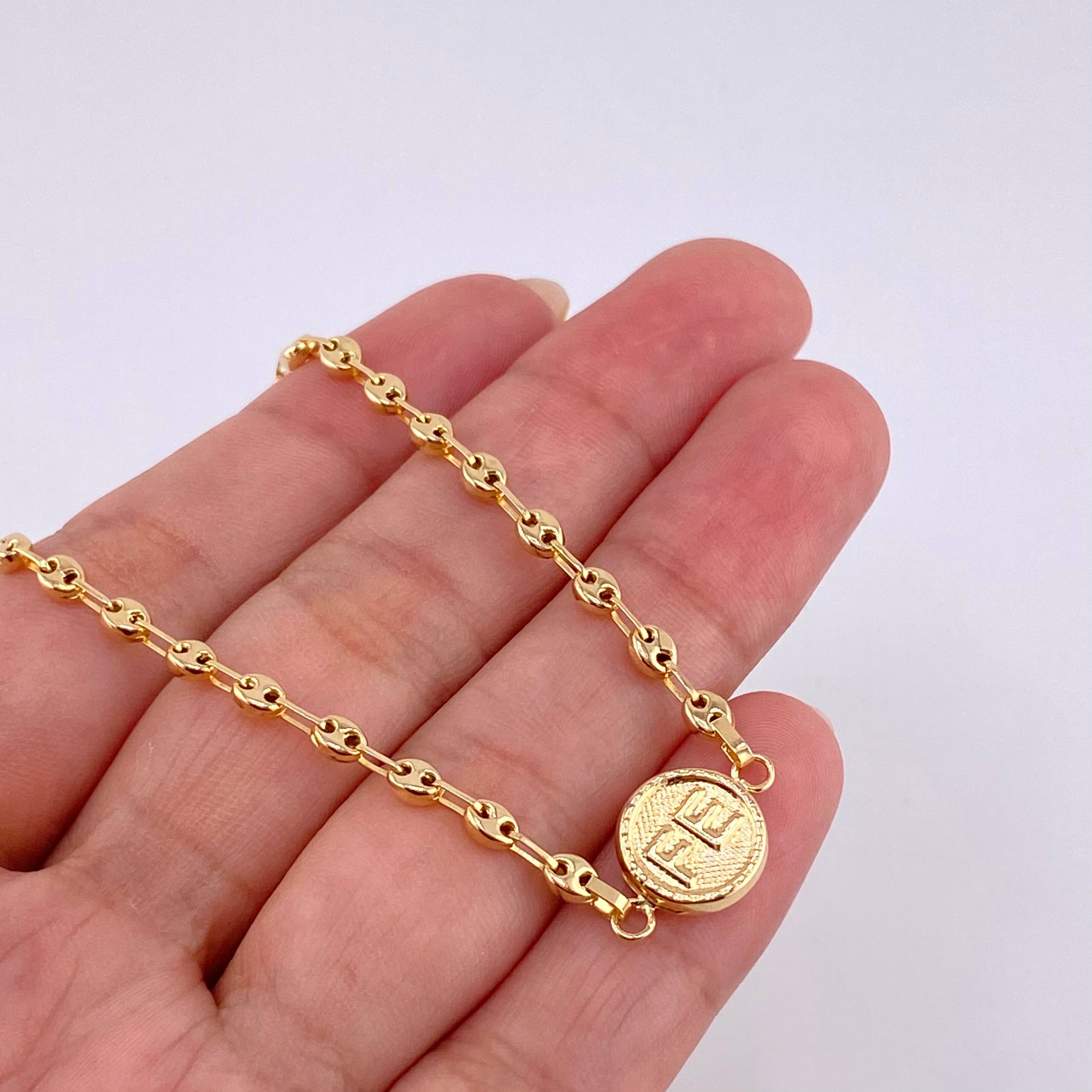 Gc Bracelet Charm Drum Fe 2.35 g / 6 1/2 in / 3.2 mm Yellow Gold 18K