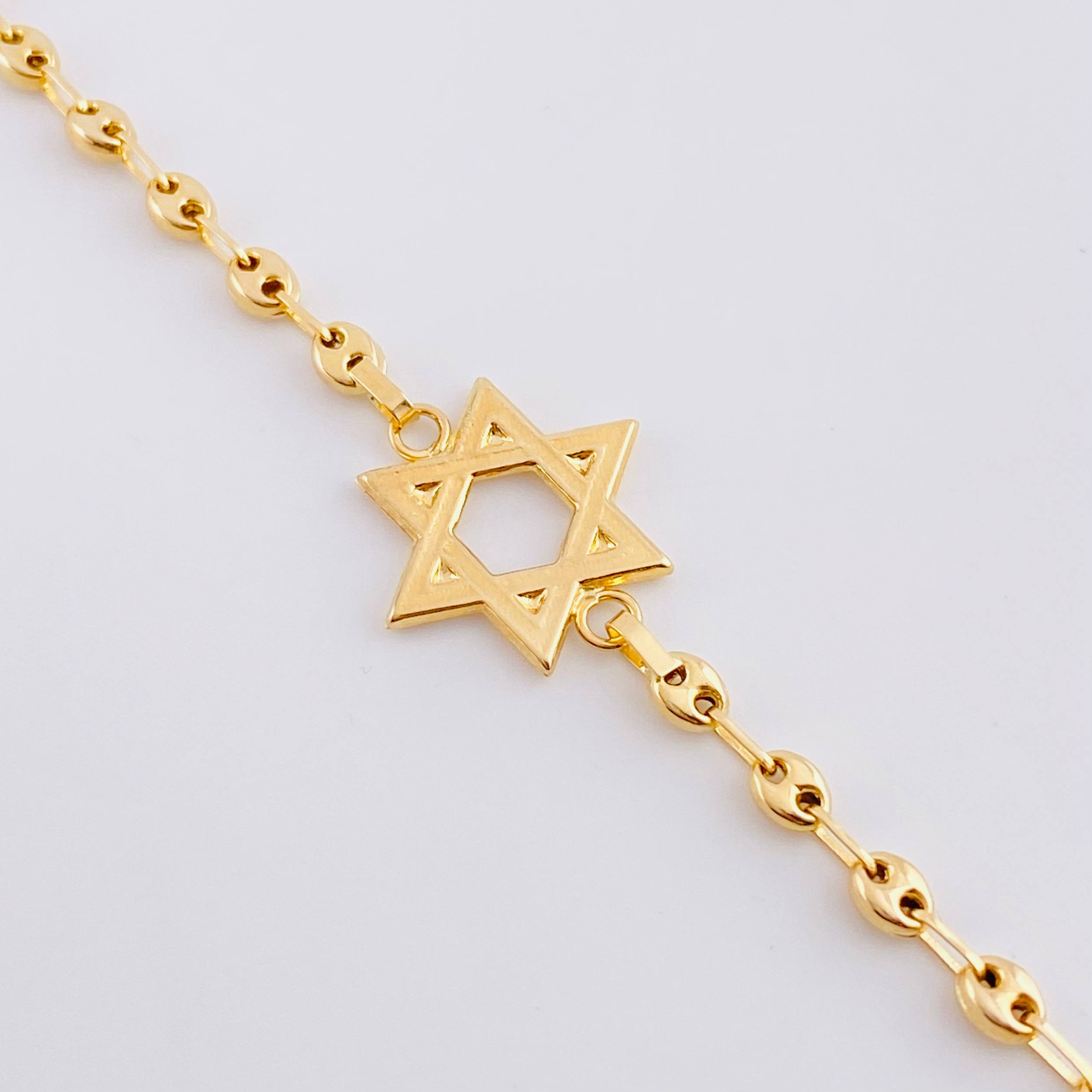 Pulso Gc  Herraje Estrella De David 2.75 g / 6 3/4 in / 3.2 mm Oro Amarillo 18K