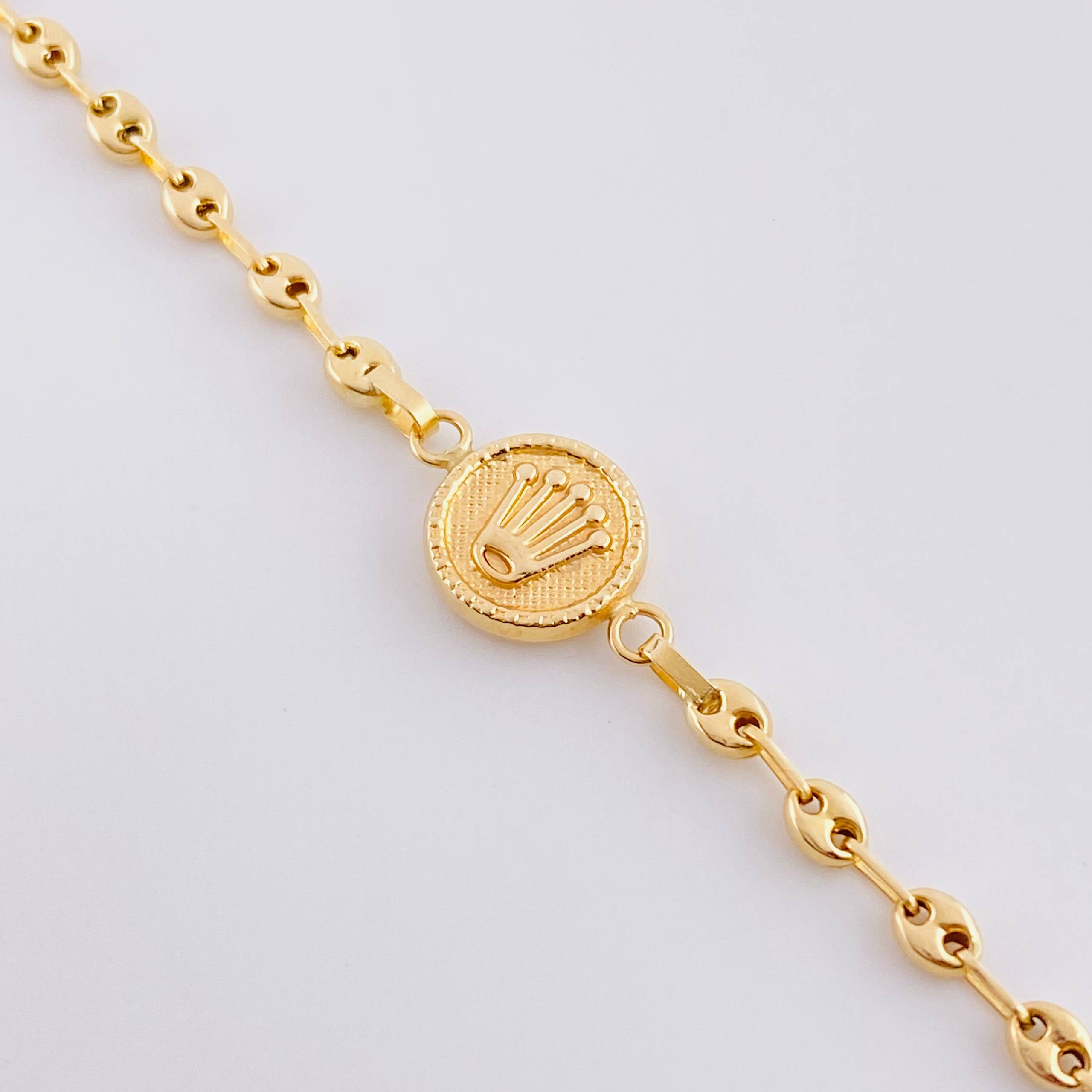 Pulso GC Circulo Corona 2.45g / 7 1/4 in / 3.2mm Oro Amarillo 18K