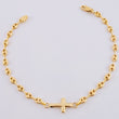 Pulso Gc Herraje Cruz Lisa 2.1 g / 6 1/2 in / 3.2 mm Oro Amarillo 18K