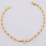Pulso Gc Herraje Cruz Lisa 2.1 g / 6 1/2 in / 3.2 mm Oro Amarillo 18K