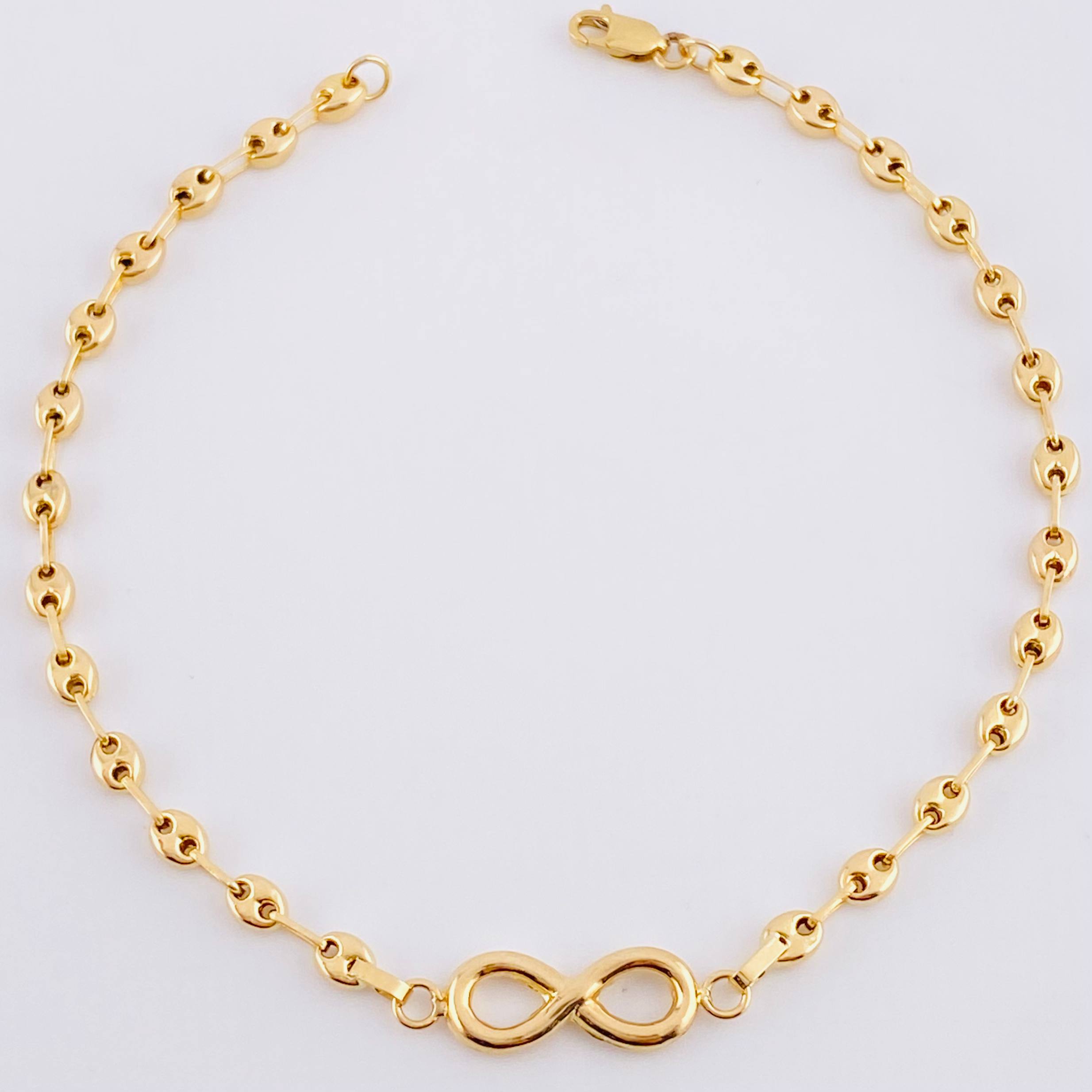 Bracelet Gc Charm Infinito 2.3 g / 6 1/2 in / 3.2 mm Yellow Gold 18K
