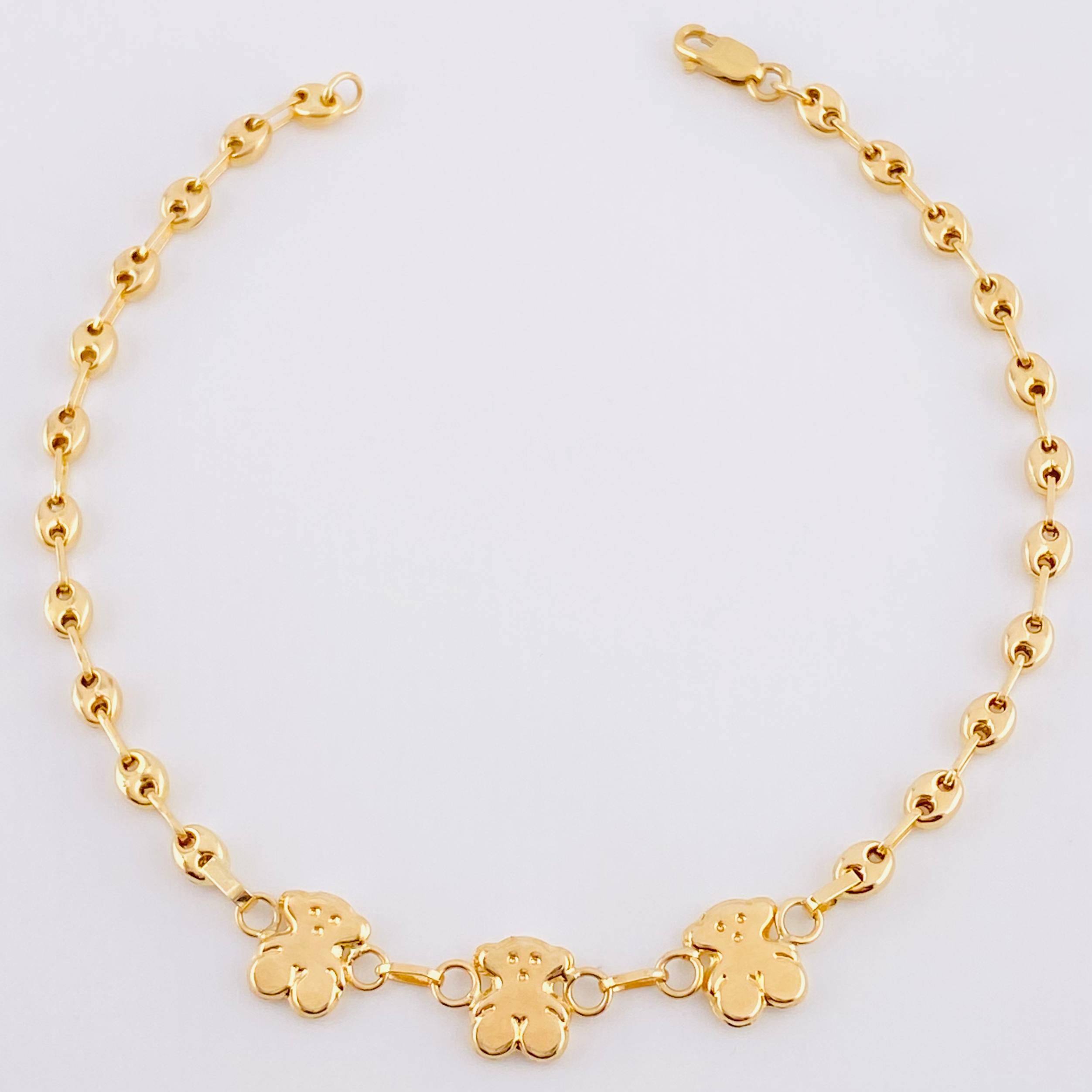 Pulso Gc Herraje Trio Osos 2.75 g / 7 1/4 in / 3.2 mm Oro Amarillo 18K