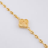 Bracelet Gc Charm Flower Clover 2.75 g / 7 1/4 in / 3.2 mm Yellow Gold 18K
