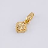 Dije Trebol Diamantado 0.5 g / 1/2 in Oro Amarillo 18K