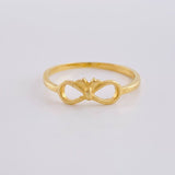 Anillo Moño Infinito 1.3 g / T6 Oro Amarillo 18K