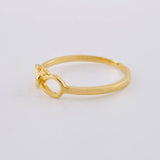 Anillo Moño Infinito 1.3 g / T6 Oro Amarillo 18K